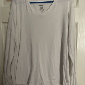 White luxury long sleeve shirt